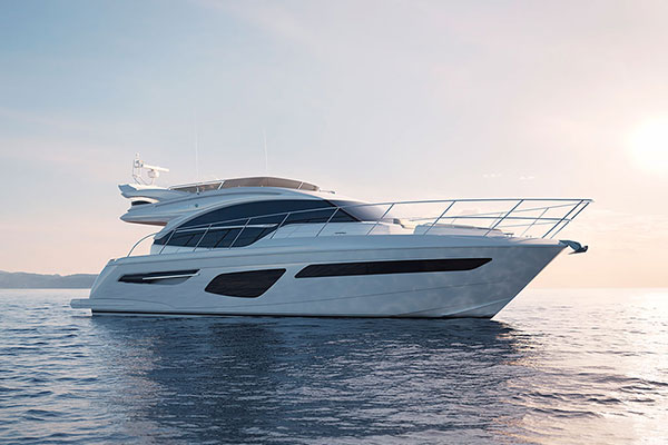 ASIA PREMIERE OF THE ALL-NEW PRINCESS 55 AT THE SINGAPORE YACHT SHOW 
