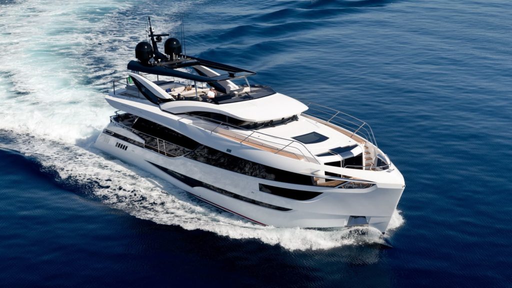 A Dominator 28-metre superyacht delivered to the Singapore market.