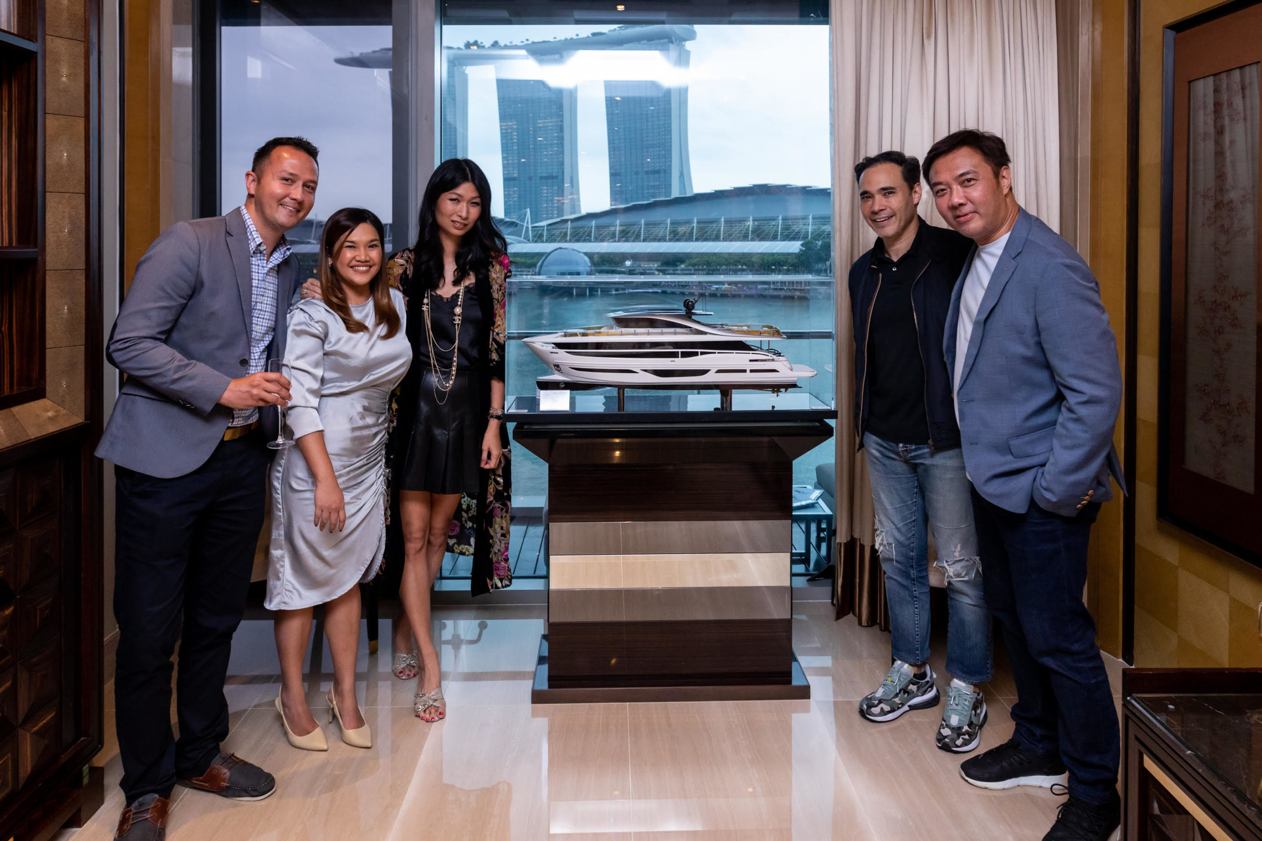 Princess Yachts South East Asia partnership with Amber Lounge arranging ultimate yachting experience for the VIPs during Singapore Grand Prix 2022