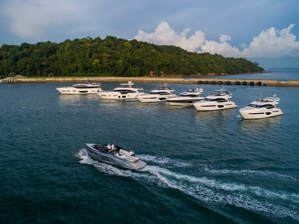 We offer pre-owned Princess yachts for sale in Singapore