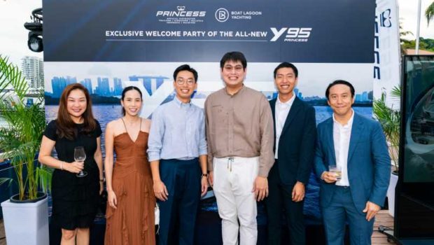 Princess Yachts South East Asia makes Asia debut with The Exclusive Welcome Party of the all-new Princess Y95 in Singapore